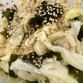 なーなちゃん's cooksnap of when they made キャベツとワカメのナムル風サラダ.
