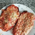 El cooksnap de Nadia Puente López cuando hizo Berenjena rellena al microondas.