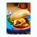 El cooksnap de María ángeles cuando hizo Hamburguesa crispy chicken y patatas deluxe.