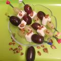 Bina Samir Telivala's cooksnap of when they made Grinch kabobs.