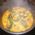 El cooksnap de Susana cuando hizo Potaje de garbanzos con kale y calabaza.