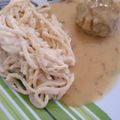 El cooksnap de ale cuando hizo Spagetti alfredo.