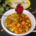 Satya Pandey's cooksnap of when they made Paneer Matar sabzi.