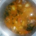 El cooksnap de Mariana cuando hizo Guiso de garbanzos con pollo y espinacas.