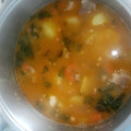 El cooksnap de Mariana cuando hizo Guiso de garbanzos con pollo y espinacas.