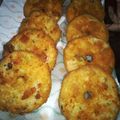 Faiza Butt's cooksnap of when they made Potato chicken donuts.