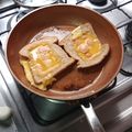 El cooksnap de Juliana Hernández cuando hizo Pan tajado relleno.