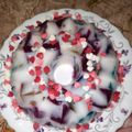 کوک اسنپ Melina بعد از امتحان کردن ژله خرده شیشه.