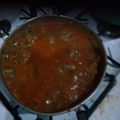El cooksnap de Viviana Barros cuando hizo Albóndigas en salsa.