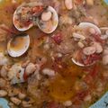 El cooksnap de Ana BdH cuando hizo Judías blancas de bote con almejas.