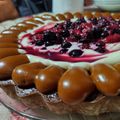 El cooksnap de Fla Desirée Ribulgo cuando hizo Brownie con dulce de leche, crema, frutillas y almendras!!.