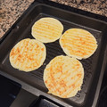 El cooksnap de Juliana cuando hizo Arepas de yuca.