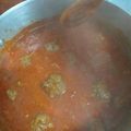 El cooksnap de eduardo cuando hizo Salsa de tomate para fideos.