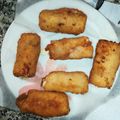 El cooksnap de Angie Perálvarez Fernández cuando hizo Flamenquines de jamón serrano y queso.