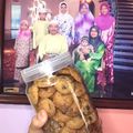 Cooksnap Raihan Abdul Hayi semasa beliau membuat Choc chips cookies.