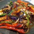 El cooksnap de Disfruta cocinando con Fernando cuando hizo Wok de verduras y pollo.