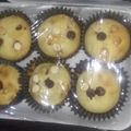 El cooksnap de Gabriela Acuña cuando hizo Muffin de vainilla con chips de chocolate y un "touch" de Nutella.