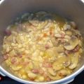 El cooksnap de Antonio Silvestre cuando hizo Champiñones con judías blancas.