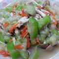 麗麗 的 麻油絲瓜炒鴻禧菇 cooksnap