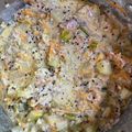 El cooksnap de Luis Hurtado cuando hizo Quinoa cremosa con verduras.