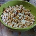 El cooksnap de Miriam Sabini cuando hizo Pochoclos como en el cine.