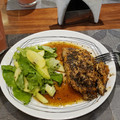 El cooksnap de Alexa Barrozo cuando hizo Salmón a las finas hierbas y miel.