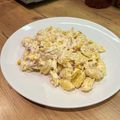 Glózik Eliza Cooksnap-ja, amikor elkészítette a(z) Tejszínes baconos-kukoricás gnocchi receptet.