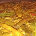 El cooksnap de Jose Negre cuando hizo Paella de conejo y verduras.