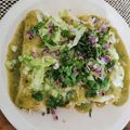 El cooksnap de Jhonatan A. Hernandez lazarin cuando hizo Enchiladas verdes con pollo.