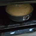 El cooksnap de Lissette Godoy Reyes cuando hizo Queque plátano naranja con trozos de chocolate.