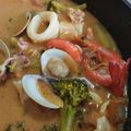 藍海冰心 的 【好侍咖哩】[阿妮塔♥yummy] 椰香咖哩海鮮鍋 cooksnap