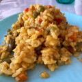 El cooksnap de Bárbara 🏵️ cuando hizo Arroz integral con jamón y salteado asiático (en Thermomix o MCC).