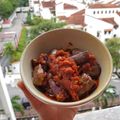 Cooksnap Monashini Moon semasa beliau membuat Terung Goreng Sambal Lada.