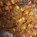 Ila Bhimajiyani's cooksnap of when they made પંજાબી છોલે.