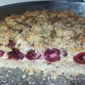Cooksnap από stasy angel στη συνταγή Τάρτα βρώμης με κεράσια (Cherry crumble pie) 🍒