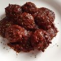 El cooksnap de MaryGlory cuando hizo Albóndigas en salsa con vino tinto de Rioja 🍷🤤.