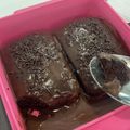 Cooksnap Ainur Adliana Salleh semasa beliau membuat Kek Coklat Moist.