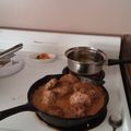 Mary Cheek's cooksnap of when they made Smothered cream of mushroom Hamburger steak.