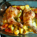 El cooksnap de Matilde cuando hizo Pollo de corral al horno con patatas.