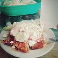 El cooksnap de Andrea Moreno cuando hizo Enchiladas rojas.