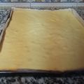 El cooksnap de Alicia Bravo cuando hizo Masa básica de pionono.