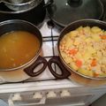 El cooksnap de Arturo Moreira Claudio cuando hizo Cocido madrileño.