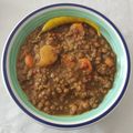 El cooksnap de Majo Alvarez cuando hizo Lentejas veganas o viudas.