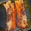 Cooksnap de Mayara Souza dos Santos quando cozinhou Entremeada na brasa com molho.