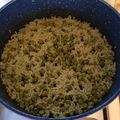 El cooksnap de kim-bautista cuando hizo Arroz y chícharos/ Risi e Bisi.