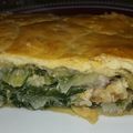 El cooksnap de Christine Gollings cuando hizo Empanada de acelgas.