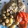 El cooksnap de Lucia Larrea cuando hizo Pollo con champiñones a la bechamel.