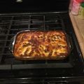 Laura Kong's cooksnap of when they made Baked Fettuccine with Meat Sauce and Tons-O-Mozzarella.