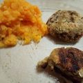 El cooksnap de Carolina Epullan cuando hizo Hamburguesa de berenjena, morrón y cebolla.