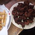 El cooksnap de Carmen Conejo Mico cuando hizo Camarones empanizados.